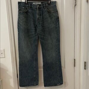 Gap Men's 35x32 boot fit Blue Jeans EUC